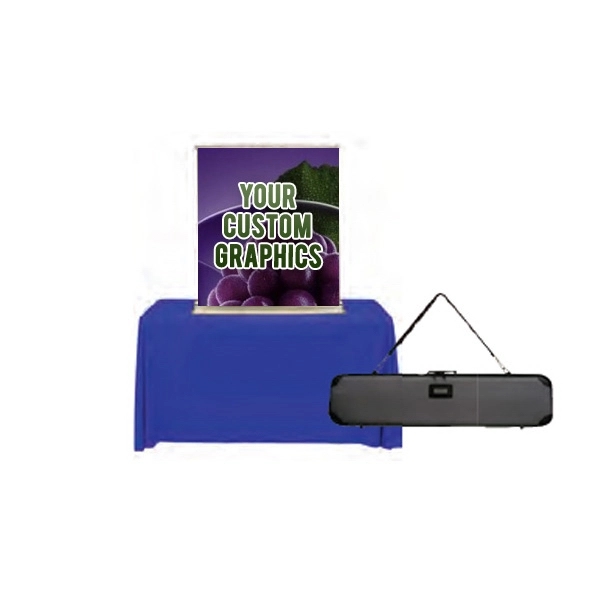 Retractable tabletop banner with 48" x 59" graphics.... from ASI 30442 Above & Beyond Advertising Products / PromoAdLine