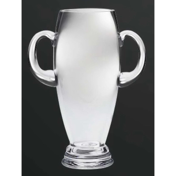 Lead free crystal trophy with 2 handles.... from ASI 65153 Kirk & Matz LTD / Swatkins