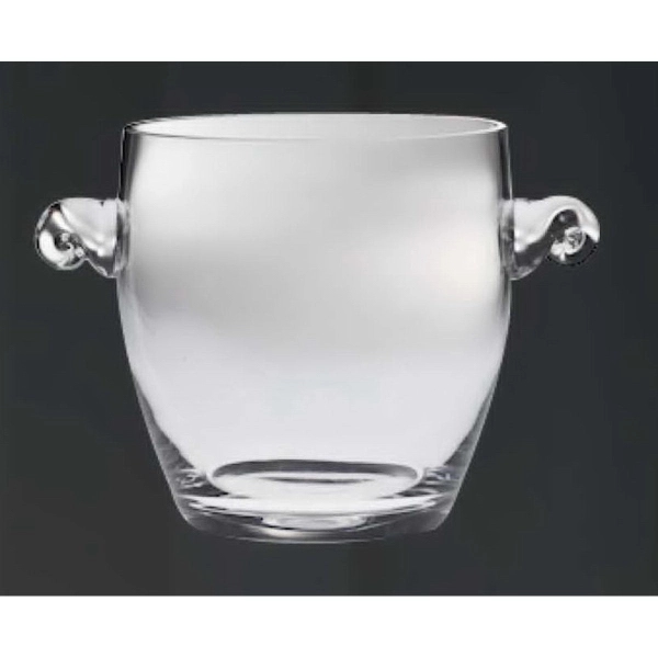 Lead free crystal ice bucket/champagne cooler with scroll handles.... from ASI 65153 Kirk & Matz LTD / Swatkins
