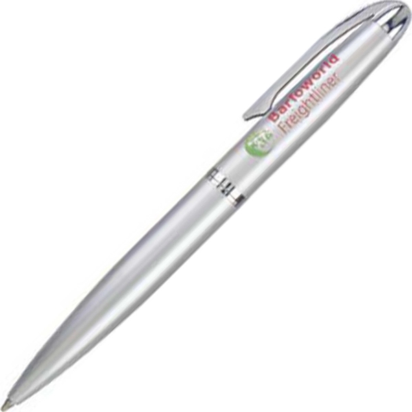 Solid brass twist-action pen available in several colors with a chrome... from ASI 68190 Lungsal / Lungsal