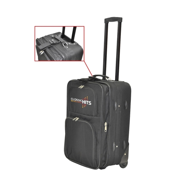 14" x 20" x 8" expandable carry on luggage with multiple... from ASI 37980 Bagworld