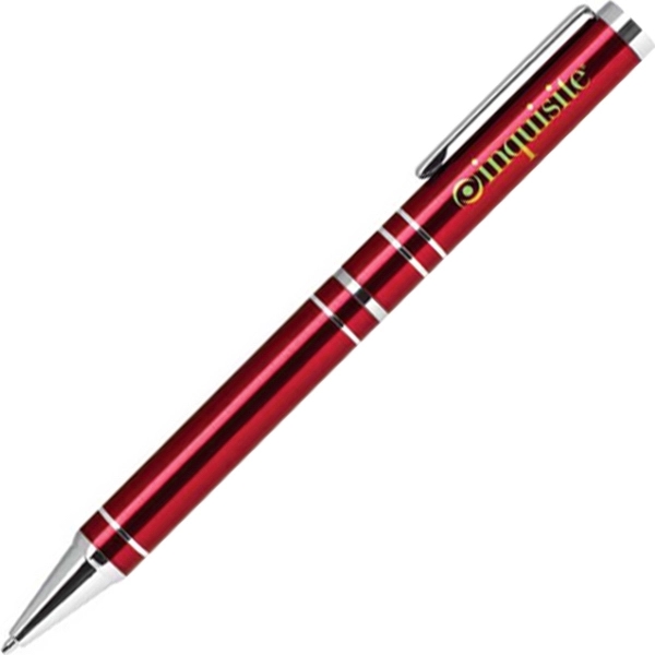Aluminum twist-action ballpoint pen with a bright, colorful lacquer-finished barrel and... from ASI 68190 Lungsal / Lungsal