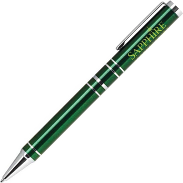 Aluminum twist-action ballpoint pen with a bright, colorful lacquer-finished barrel and... from ASI 68190 Lungsal / Lungsal