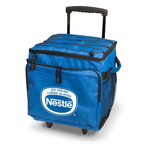 Fully insulated, zippered compartment 48-can cooler... from ASI 30112 ACE Products / Ace Line