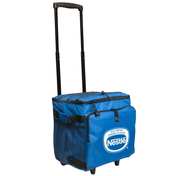 Fully insulated, zippered compartment 48-can cooler... from ASI 30112 ACE Products / Ace Line