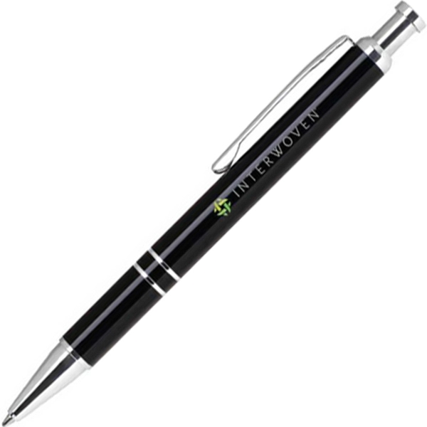 Aluminum twist-action pen with a sleek, metallic colored barrel with shining... from ASI 68190 Lungsal / Lungsal