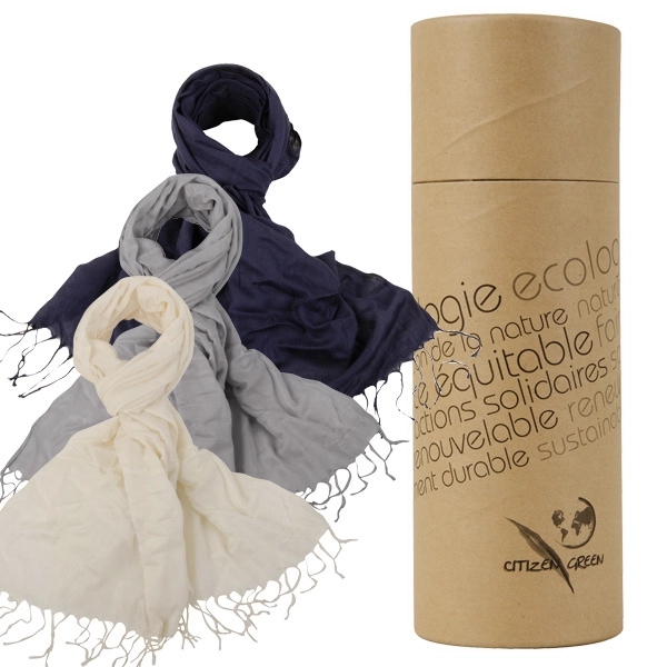 Scarf with fringes inserted in a recycled tube.... from ASI 42920 Busrel Inc