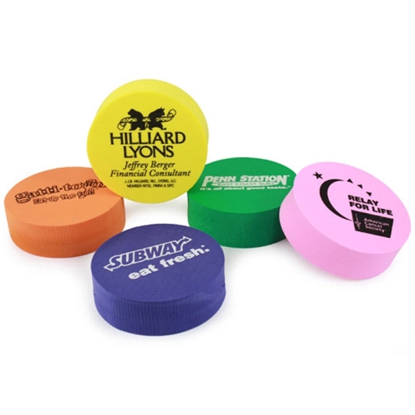 Foam hockey puck novelty.... from ASI 54886 Foamworx / FoamWorx