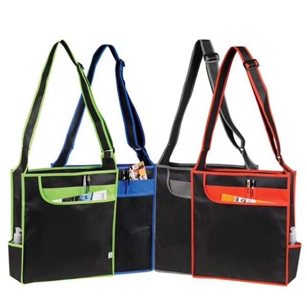 ECO friendly non-woven messenger tote bag.... from ASI 31517 Admart Products / Admart Line