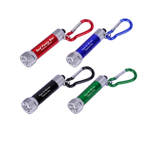 5 LED keyring with aluminum casing and a color-matched carabiner.... from ASI 57655 STOPNGO Line