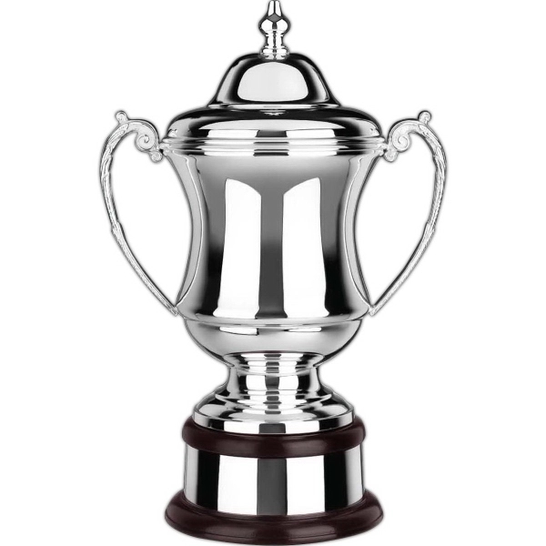 Supreme hand chased loving cup trophy with lid.... from ASI 65153 Kirk & Matz LTD / Swatkins