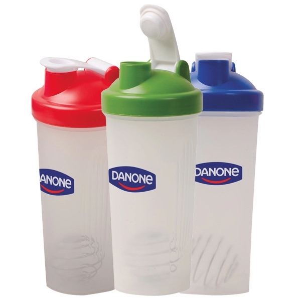 Transparent shaker bottle made of polypropylene.... from ASI 42920 Busrel Inc