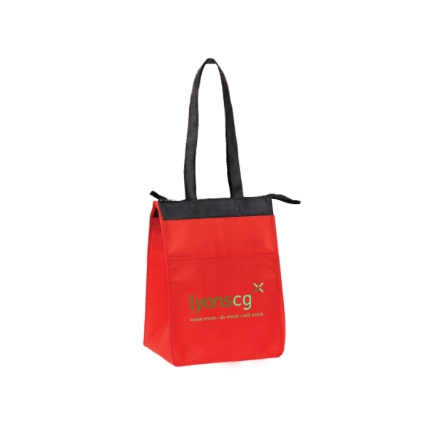 Non-Woven Insulated Zippered Lunch Tote... from ASI 31517 Admart Products / Admart Line