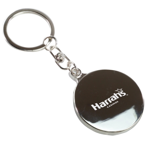 Miniature metal vegas style roulette spinning wheel keychain.... from ASI 31517 Admart Products / Admart Line