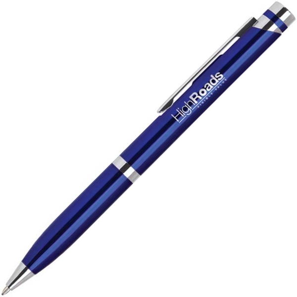 Aluminum twist-action ballpoint pen with a stylish and colorful body with... from ASI 68190 Lungsal / Lungsal