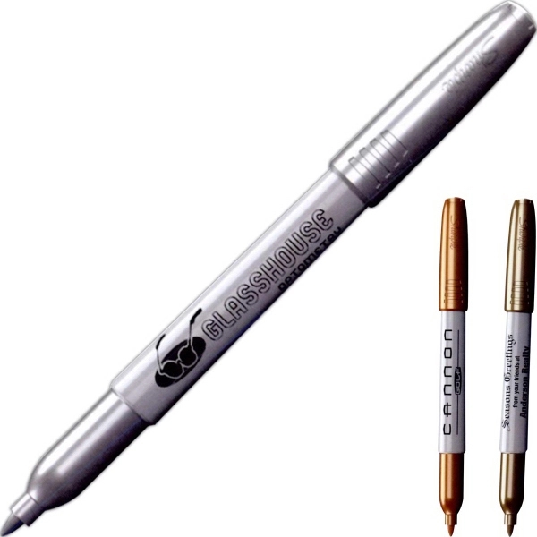 Metallic silver ink fine point permanent marker.... from ASI 84833 Newell Custom Writing Instruments / Newell Brands