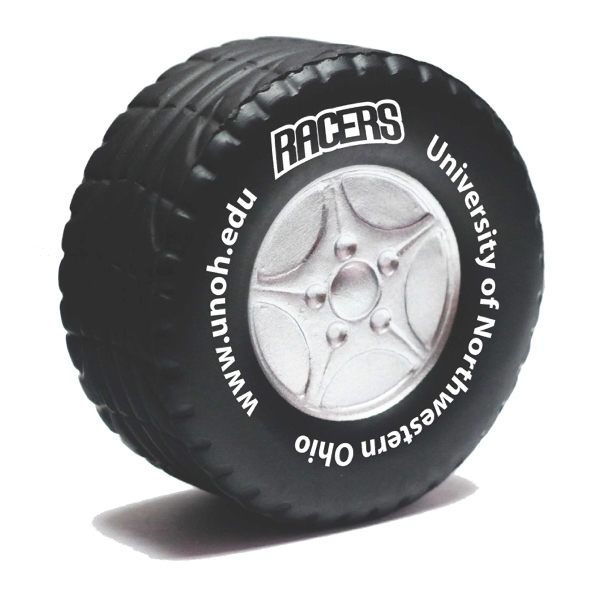 Stress reliever, black Tire shape.... from ASI 74779 O & S Supply Company LLC / O & S Supply Company