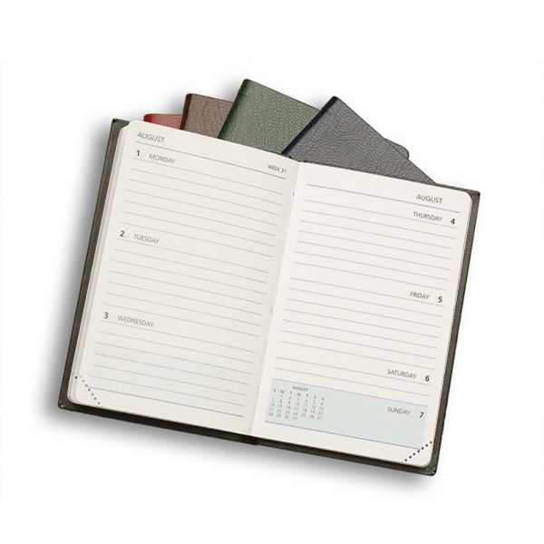 Mini pocket planner with week across 2 pages.... from ASI 48575 Datamax International Inc / The Datamax Collection