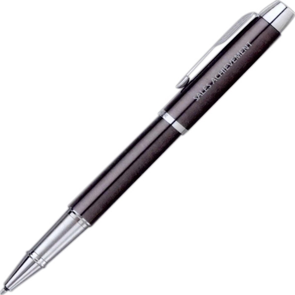 Luxurious roller ball pen with the finest lustrous finish and chrome... from ASI 84833 Newell Custom Writing Instruments / Newell Brands