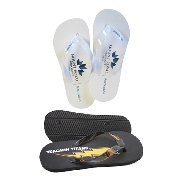 Traditional flip flops with treaded bottoms.... from ASI 54886 Foamworx / FoamWorx