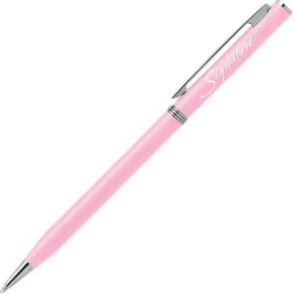 Twist-action pen made of brass with a matte colored barrel and... from ASI 68190 Lungsal / Lungsal