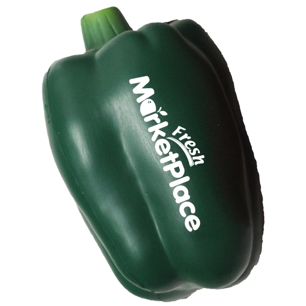 Stress Reliever in the shape of Green bell pepper... from ASI 74779 O & S Supply Company LLC / O & S Supply Company
