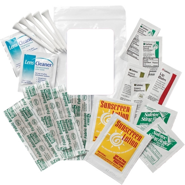 Golf kit in clear resealable bag.... from ASI 58805 HPC Global / HPC Global