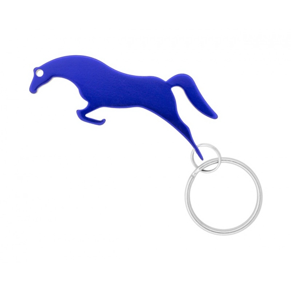 An aluminum metal key chain bottle opener in the shape of... from ASI 43442 ZZ DROPPED - High Caliber Line USA / High Caliber Line