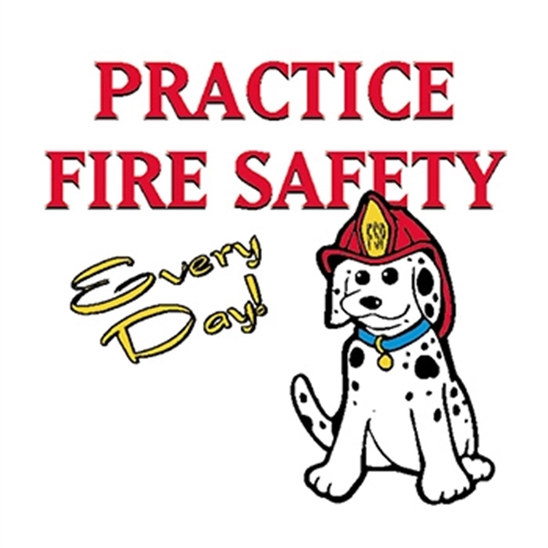 Cute Dalmatian tattoo promotes fire safety! 2"x2", lasts 3-5 days, Made... from ASI 43530 California Tattoos