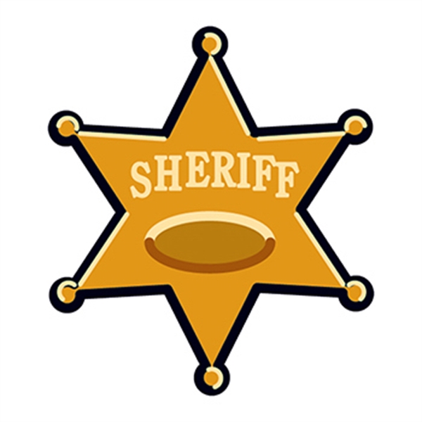 Sheriff Star Temporary Tattoo... from ASI 43530 California Tattoos