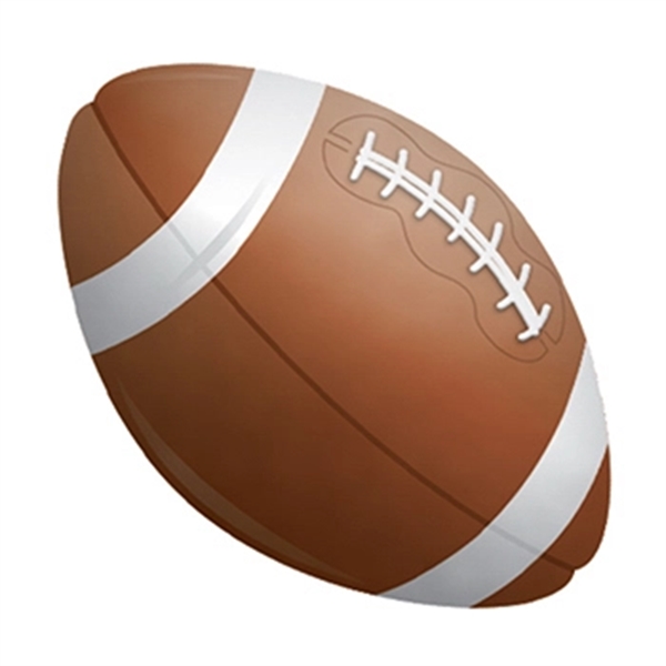 Football shaped temporary tattoo, Size: 1.5" x 1.5, Proudly Made in... from ASI 43530 California Tattoos