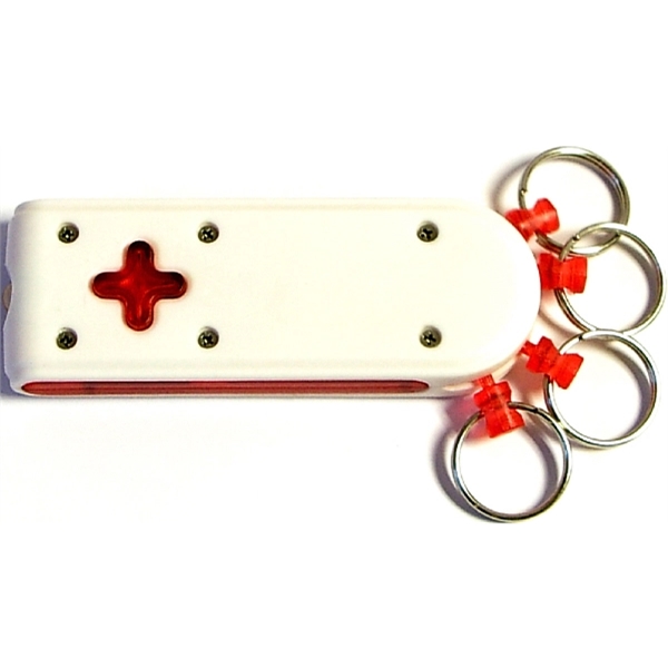 LED flashlight Key holder with on/off switch.... from ASI 74585 Nu Promo International / Nu Promo Line