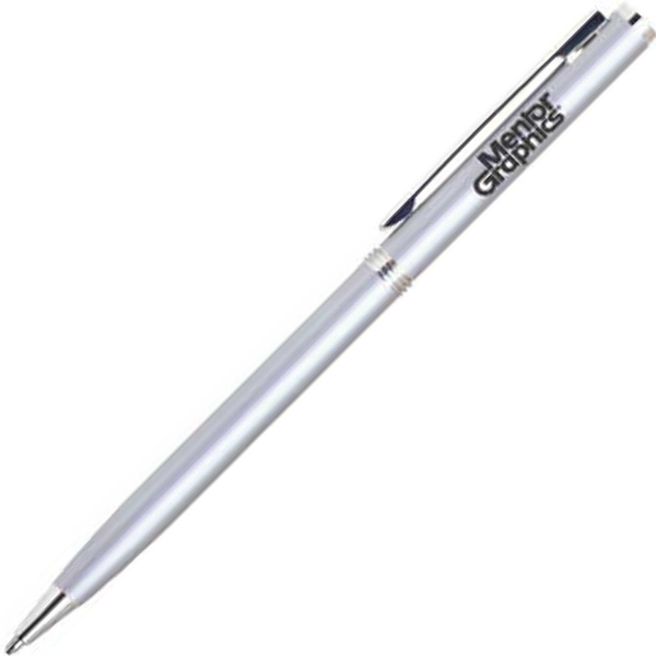 Aluminum twist-action ballpoint pen with an elegant design and a slender... from ASI 68190 Lungsal / Lungsal