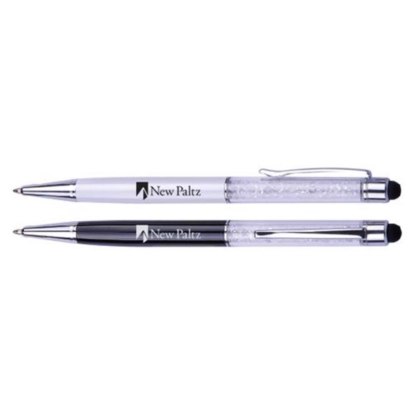Metal ballpoint pen with stylus and customization.... from ASI 90859 Tempo Industries Inc / Tempoline