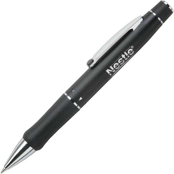 Jumbo, heavyweight brass twist-action ballpoint pen with lacquer finish and comfort... from ASI 68190 Lungsal / Lungsal