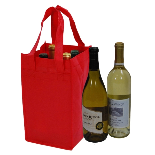 Wine bottle tote, holds 4 bottles... from ASI 34046 Allcasion Travelware Co