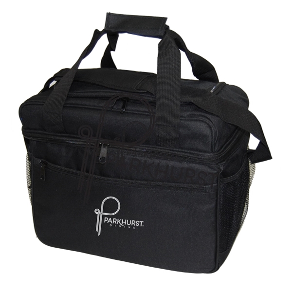 Twenty-four can cooler with double compartments.... from ASI 34046 Allcasion Travelware Co