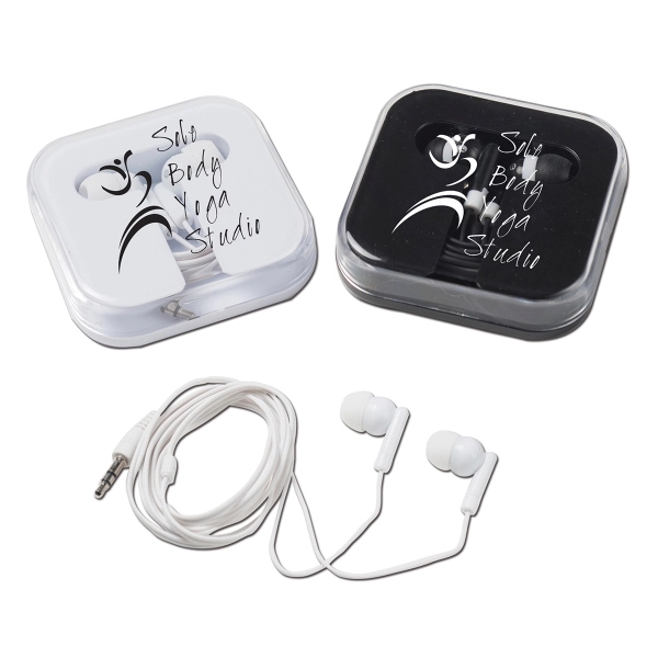 Padded ear buds with 3.5 mm stereo audio jack... from ASI 58805 HPC Global / HPC Global