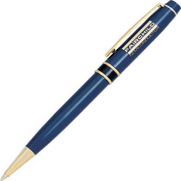 Solid brass twist-action ballpoint pen available in a variety of enamel... from ASI 68190 Lungsal / Lungsal