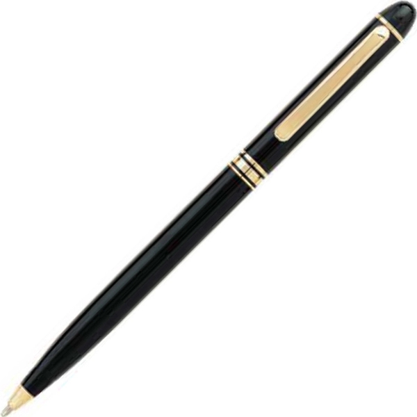Solid brass twist action ballpoint pen with a gold clip and... from ASI 68190 Lungsal / Lungsal