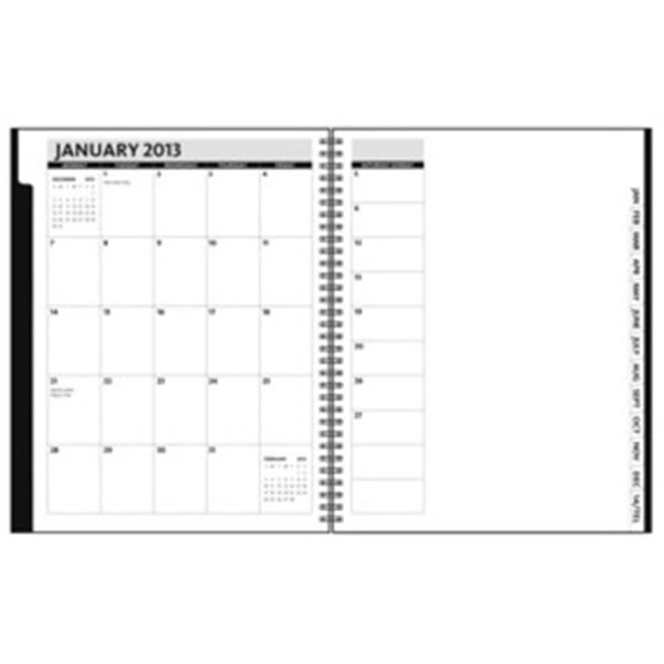 Vertical monthly planner that measures 8.5" x 11" and has a... from ASI 91340 Journalbooks/Timeplanner Calendars
