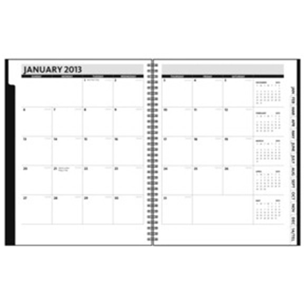 8.5" x 11" vertical monthly planner with foil imprint and a... from ASI 91340 Journalbooks/Timeplanner Calendars