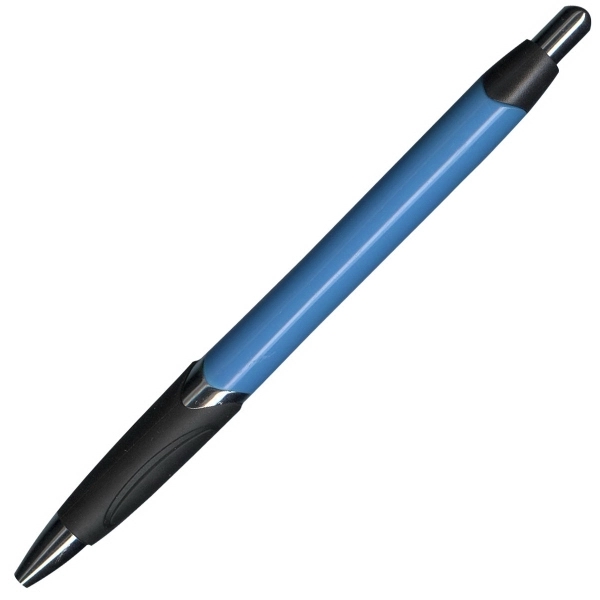 Plastic plunger-action retractable ballpoint. Bright neon-colored body.... from ASI 58805 HPC Global / HPC Global