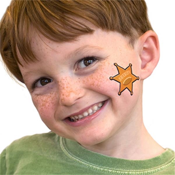Sheriff Star Temporary Tattoo... from ASI 43530 California Tattoos