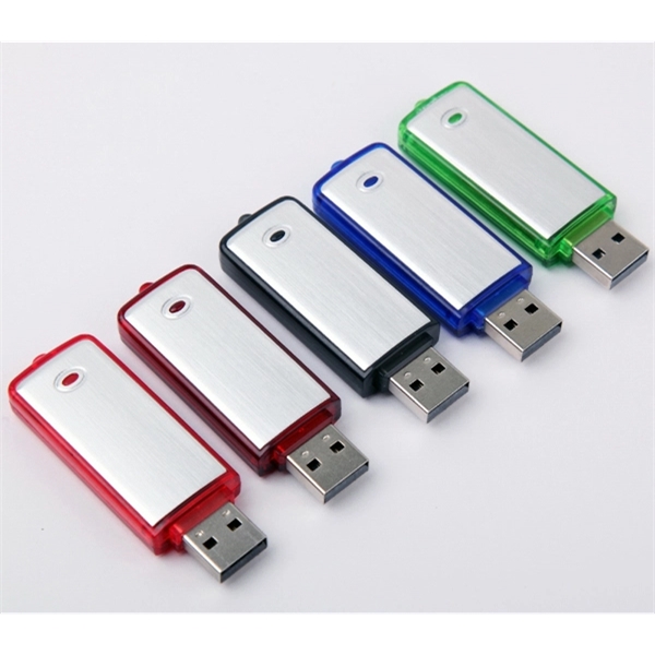 Classic translucent LED USB flash drive available in several capacities with... from ASI 37218 Athena Promo (tm)
