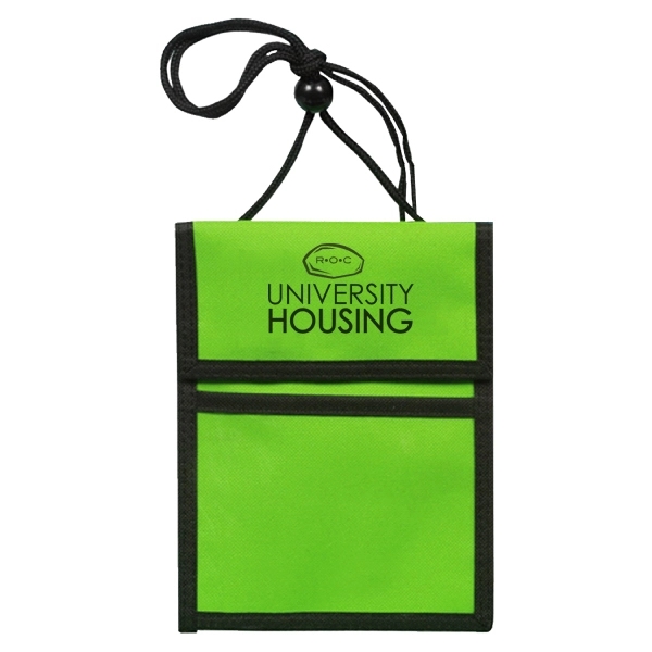 Badge holder. Multi pocket badge holder with velcro top flap opening.... from ASI 31517 Admart Products / Admart Line