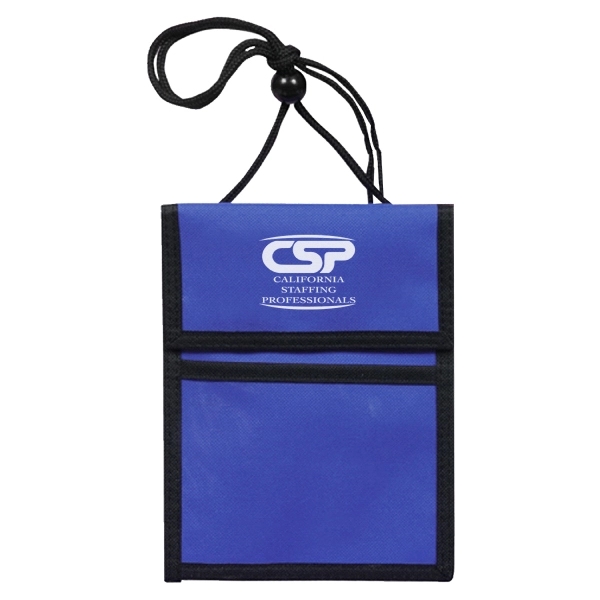 Badge holder. Multi pocket badge holder with velcro top flap opening.... from ASI 31517 Admart Products / Admart Line