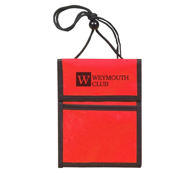 Badge holder. Multi pocket badge holder with velcro top flap opening.... from ASI 31517 Admart Products / Admart Line