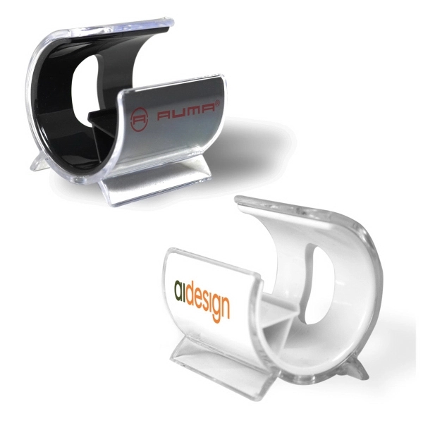 Curve cell phone stand for optimal viewing at any angle.... from ASI 40544 Binaco / Binaline