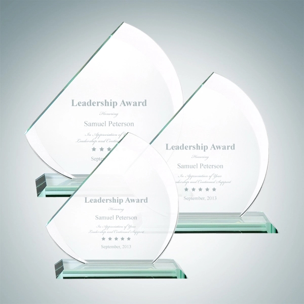 Reach for the Sky award made of jade glass and available... from ASI 47791 Best Deal Awards